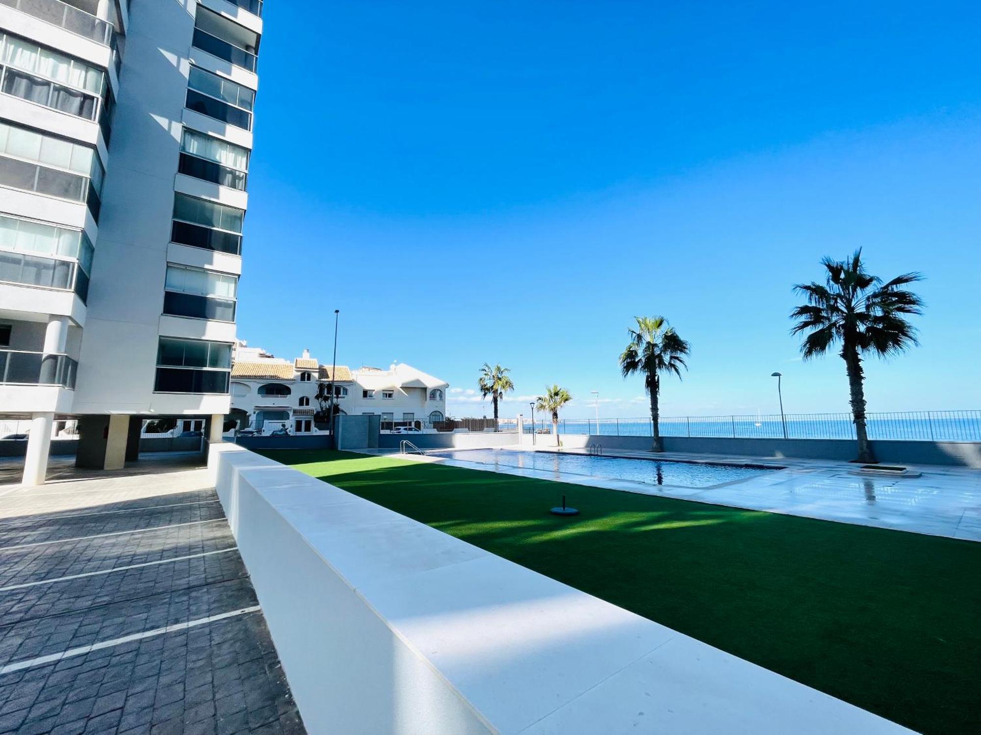 דירות לה מנגה דל מר מנור Apartamento En Primera Linea Con Vistas A La Playa Ensenada Del Esparto Del Residencial Vina Del Mar מראה חיצוני תמונה