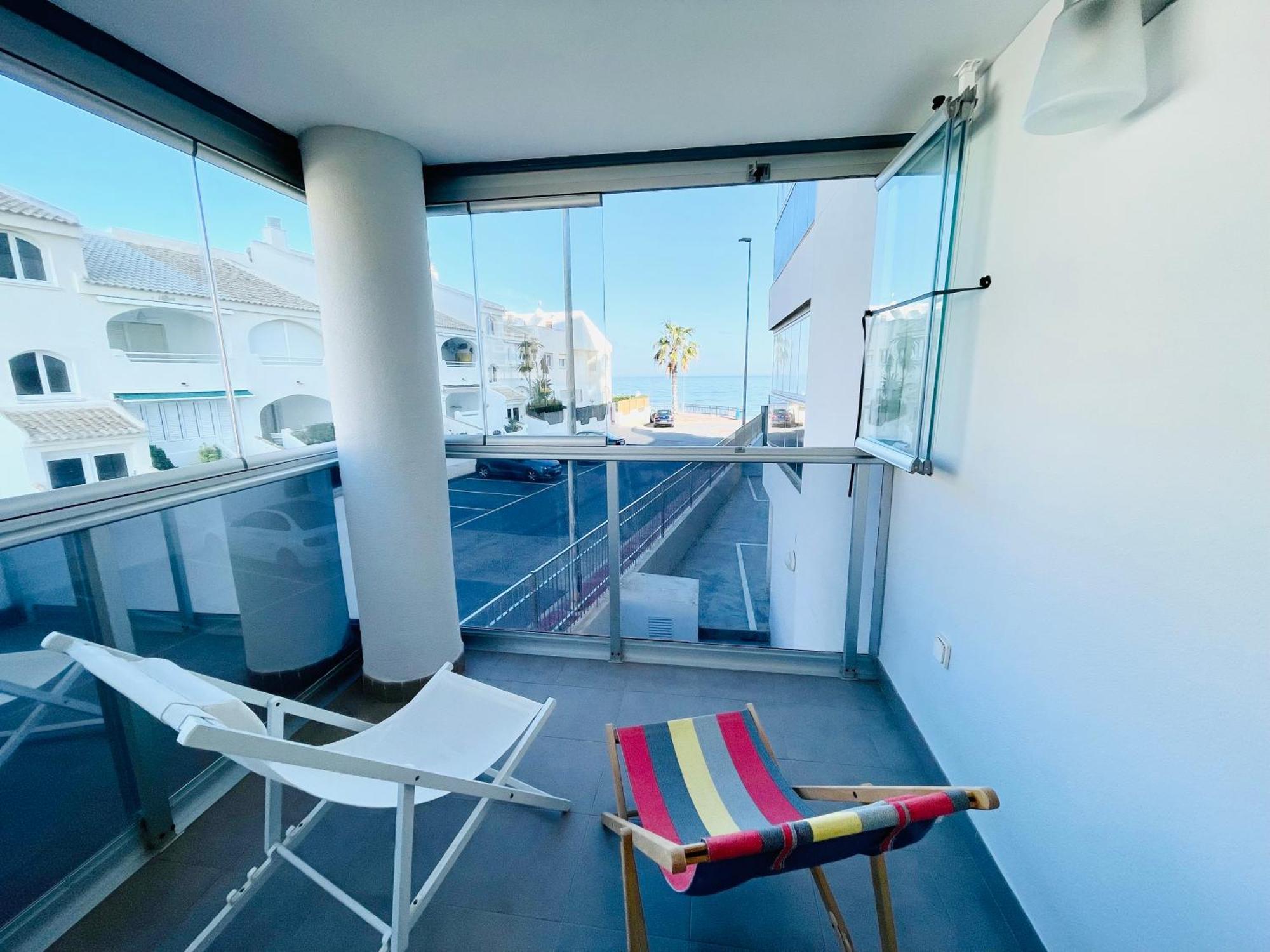 דירות לה מנגה דל מר מנור Apartamento En Primera Linea Con Vistas A La Playa Ensenada Del Esparto Del Residencial Vina Del Mar מראה חיצוני תמונה