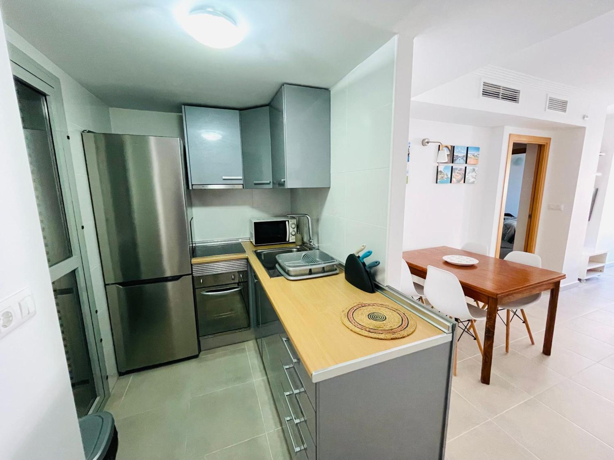 דירות לה מנגה דל מר מנור Apartamento En Primera Linea Con Vistas A La Playa Ensenada Del Esparto Del Residencial Vina Del Mar מראה חיצוני תמונה